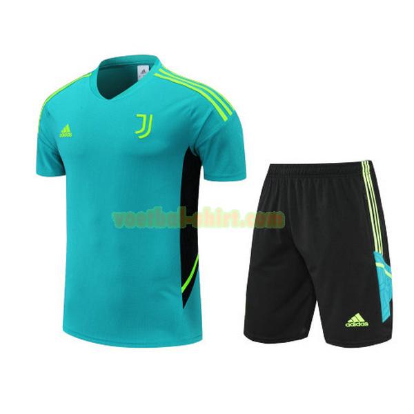 juventus set training shirt 2022 2023 groen mannen