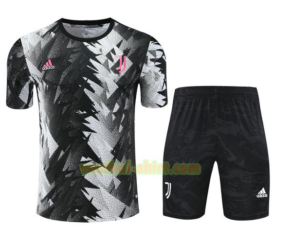 juventus set training shirt 2023 2024 zwart mannen