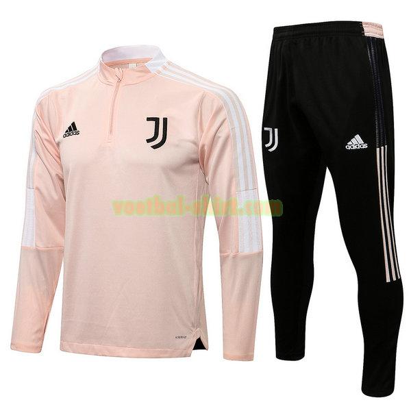 juventus set trainingspak 2021 22 roze mannen