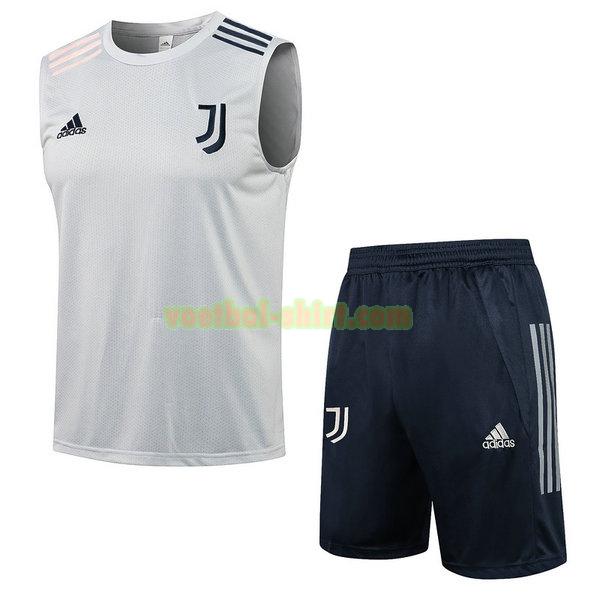 juventus set vest 2021 2022 grijs mannen