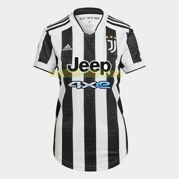 juventus thuis shirt 2021 2022 zwart wit dames