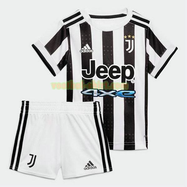 juventus thuis shirt 2021 2022 zwart wit kinderen