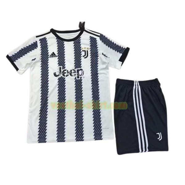 juventus thuis shirt 2022 2023 zwart wit kinderen