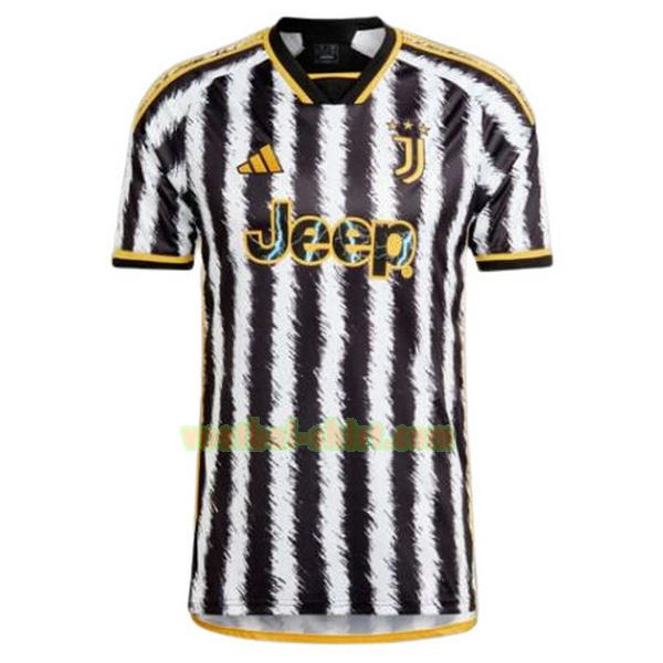 juventus thuis shirt 2023 2024 thailand zwart wit mannen