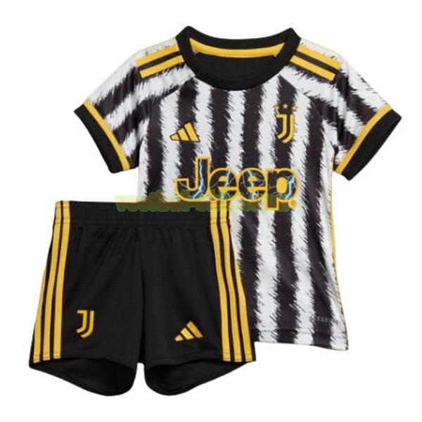 juventus thuis shirt 2023 2024 zwart wit kinderen