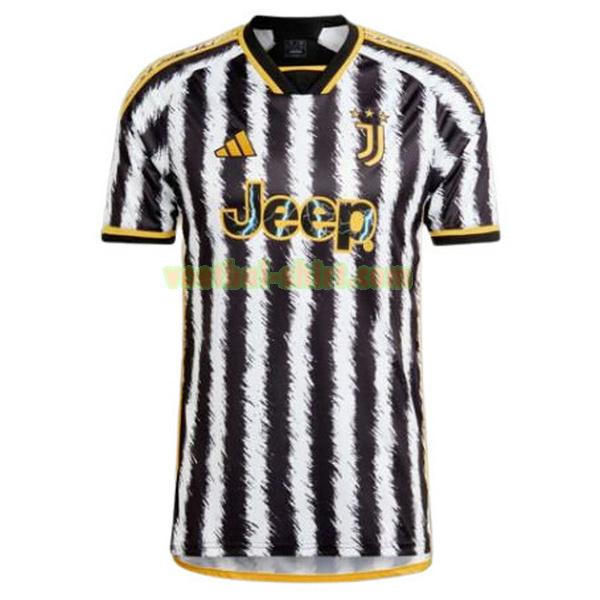 juventus thuis shirt 2023 2024 zwart wit mannen