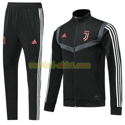 juventus trainingspak 2019-2020 roze zwart mannen