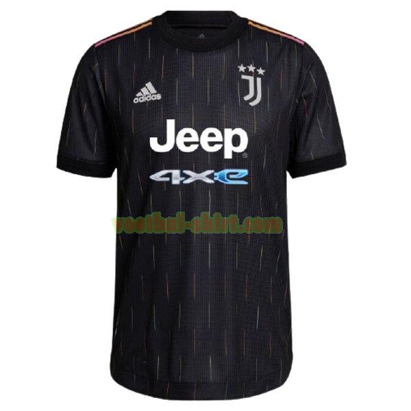 juventus uit shirt 2021 2022 thailand zwart mannen