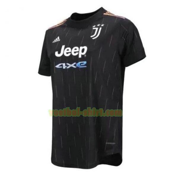 juventus uit shirt 2021 2022 zwart dames