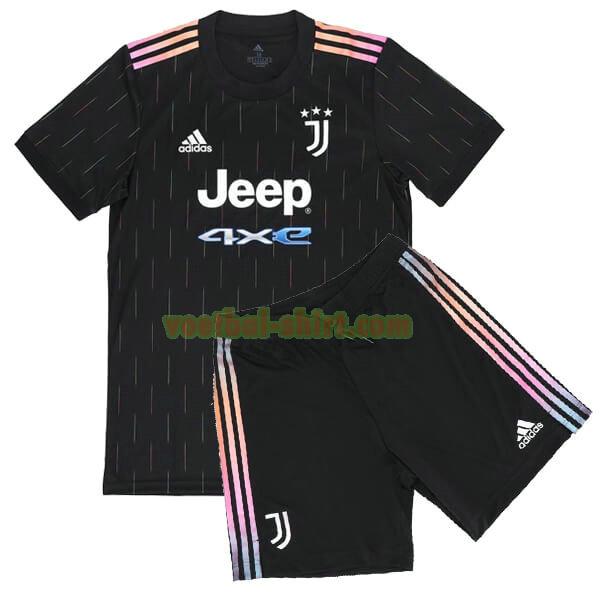 juventus uit shirt 2021 2022 zwart kinderen