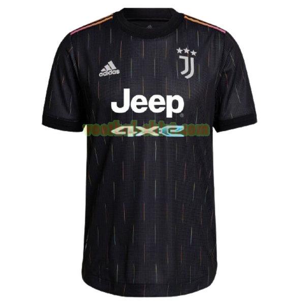 juventus uit shirt 2021 2022 zwart mannen