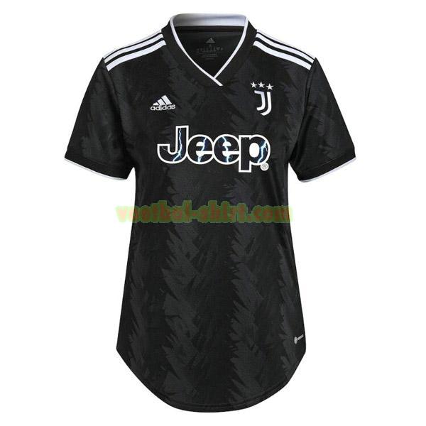 juventus uit shirt 2022 2023 zwart dames