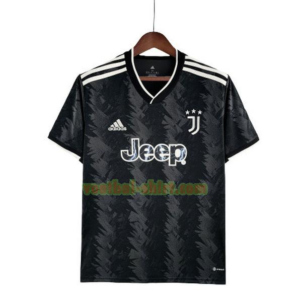 juventus uit shirt 2022 2023 zwart mannen