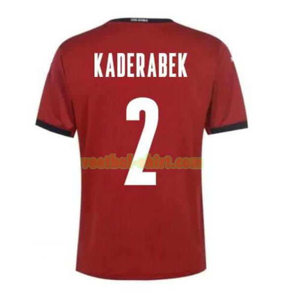 kaderabek 2 tsjechische republiek thuis shirt 2020 mannen