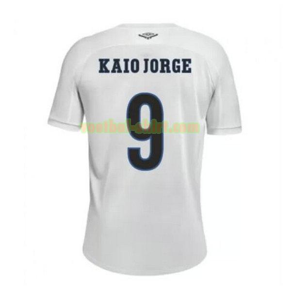 kaio jorge 9 santos fc thuis shirt 2020-2021 wit mannen