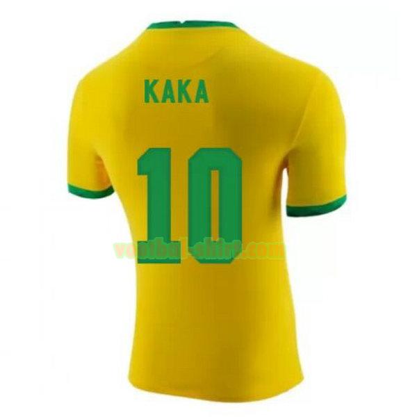 kaka 10 brazilië thuis shirt 2020-2021 geel mannen