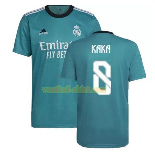 kaka 8 real madrid 3e shirt 2021 2022 groen mannen