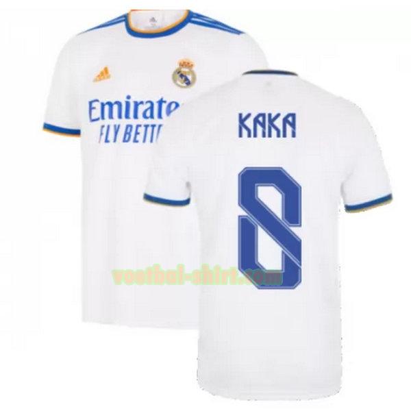 kaka 8 real madrid thuis shirt 2021 2022 wit mannen