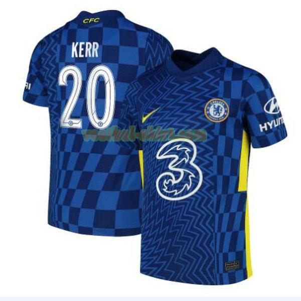 kerr 20 chelsea thuis shirt 2021 2022 blauw mannen