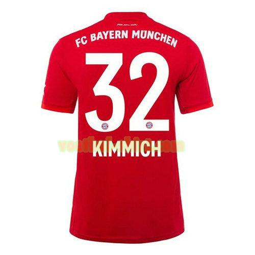 kimmich 32 bayern münchen thuis shirt 2019-2020 mannen