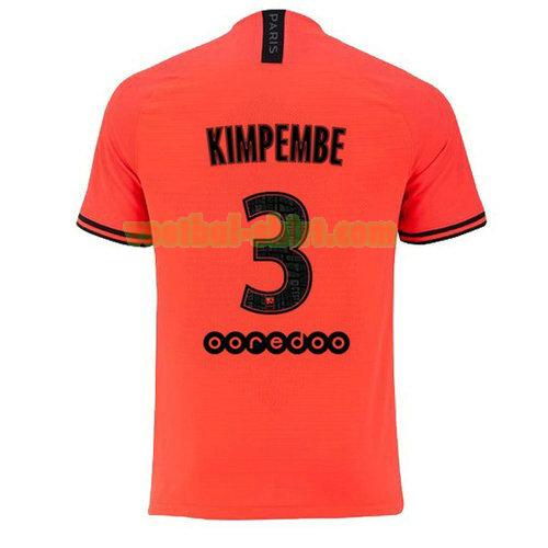 kimpembe 3 paris saint germain uit shirt jordan 2020 mannen