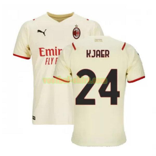 kjaer 24 ac milan uit shirt 2021 2022 wit mannen