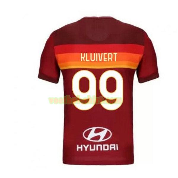 kluivert 99 as roma priemra shirt 2020-2021 mannen