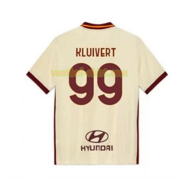 kluivert 99 as roma uit shirt 2020-2021 mannen