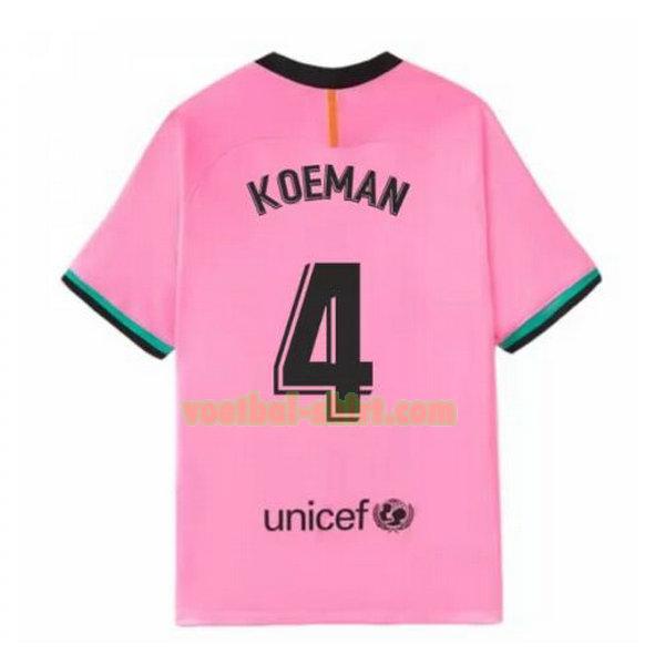 koeman 4 barcelona 3e shirt 2020-2021 roze mannen