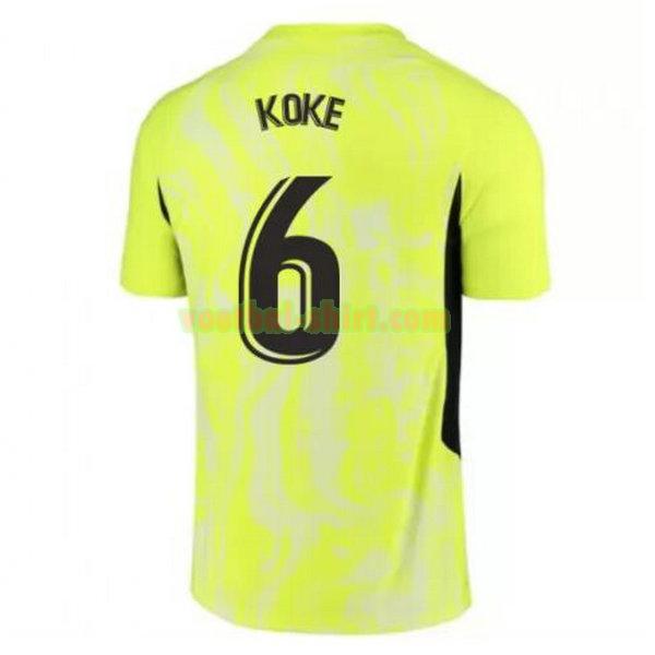 koke 6 atletico madrid 3e shirt 2020-2021 groen mannen