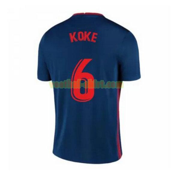 koke 6 atletico madrid uit shirt 2020-2021 mannen