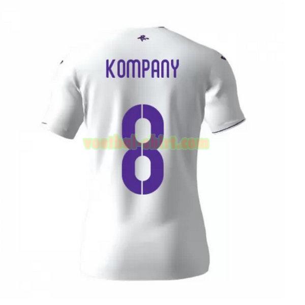 kompany 8 anderlecht uit shirt 2020-2021 wit mannen