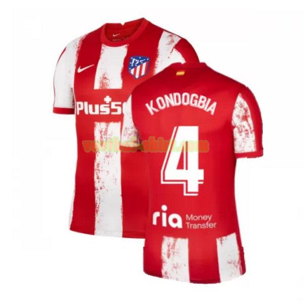 kondogbia 4 atletico madrid thuis shirt 2021 2022 rood wit mannen