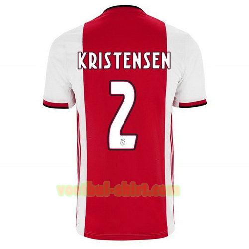 kristensen 2 ajax thuis shirt 2019-2020 mannen