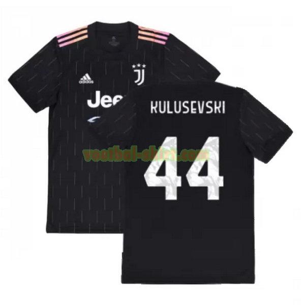 kulusevski 44 juventus uit shirt 2021 2022 zwart mannen
