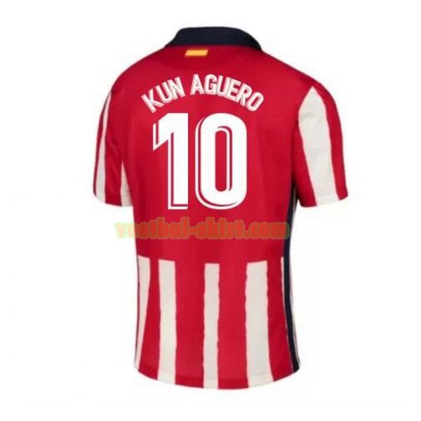 kun aguero 10 atletico madrid thuis shirt 2020-2021 mannen