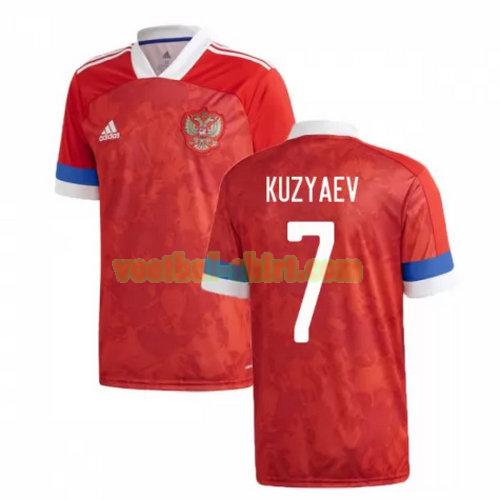kuzyaev 7 rusland thuis shirt 2020 mannen
