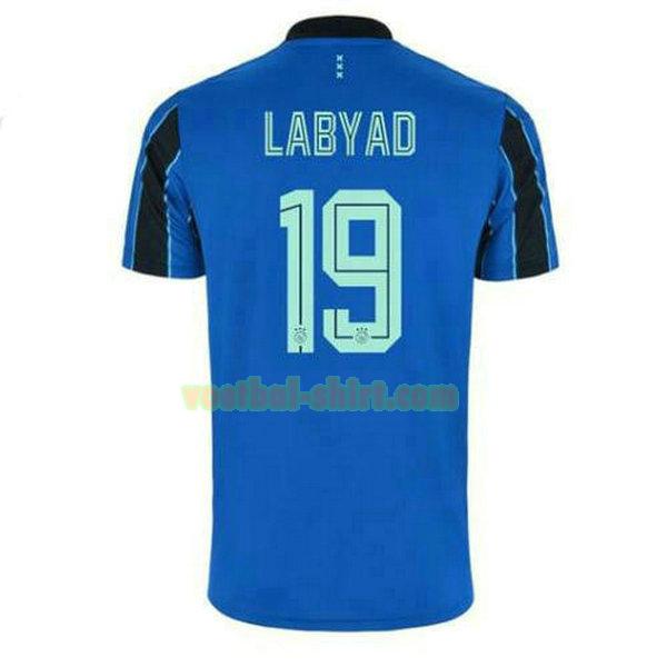 labyad 19 ajax uit shirt 2021 2022 blauw mannen