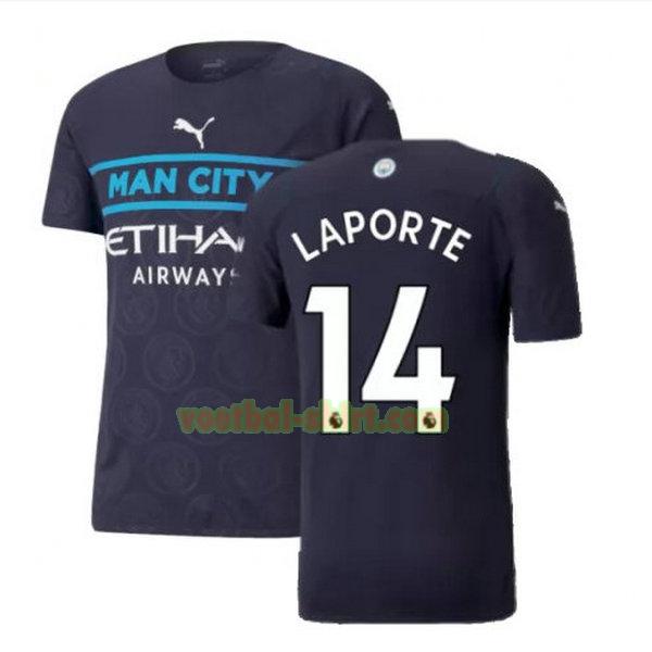 laporte 14 manchester city 3e shirt 2021 2022 zwart mannen