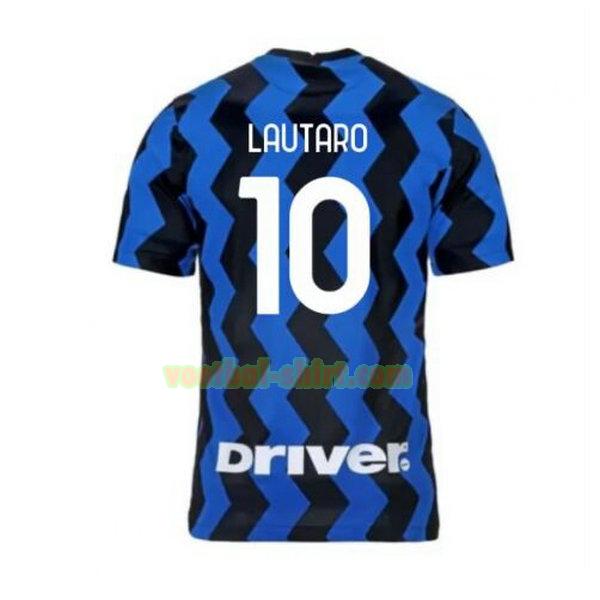 lautaro 10 inter milan thuis shirt 2020-2021 mannen