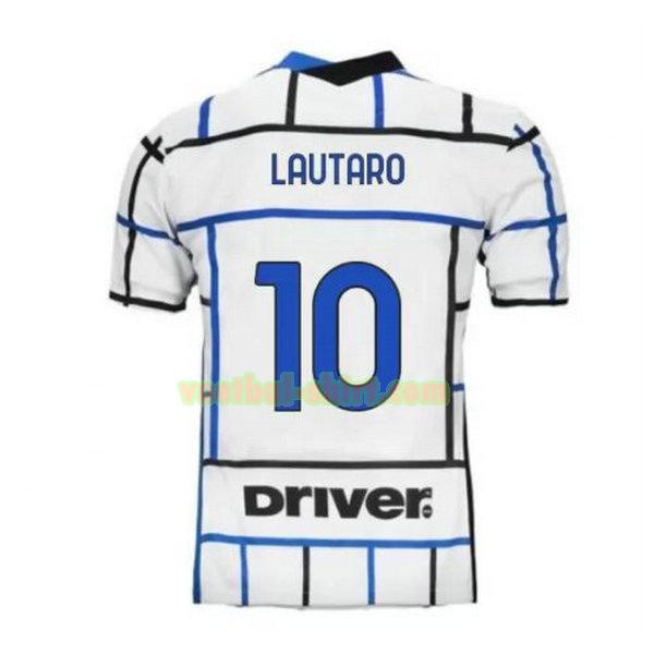 lautaro 10 inter milan uit shirt 2020-2021 mannen