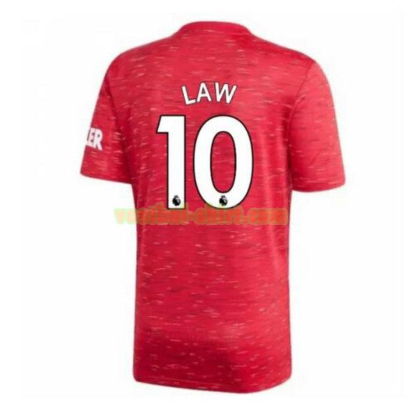 law 10 manchester united thuis shirt 2020-2021 mannen