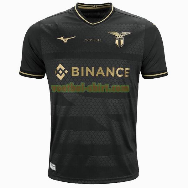 lazio roma coppa italië 10th anniversary shirt 2023 zwart mannen