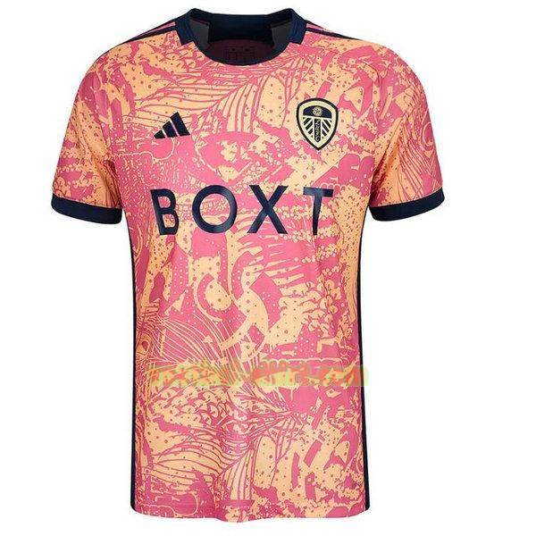 leeds united 3e shirt 2023 2024 thailand roze mannen