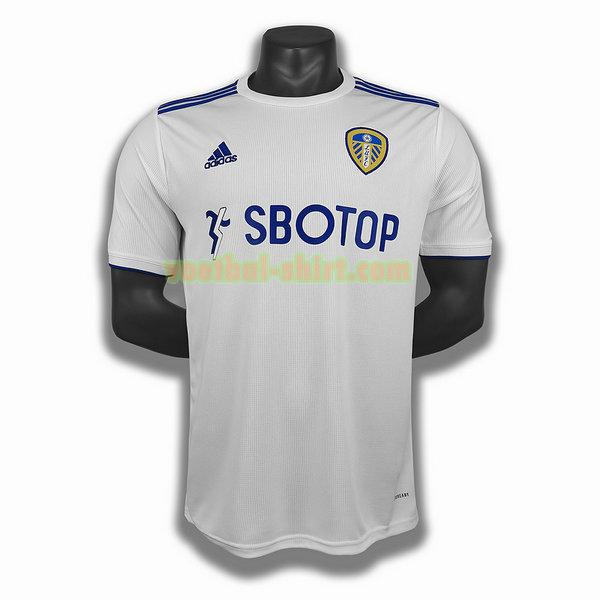 leeds united thuis player shirt 2020-2021 wit mannen