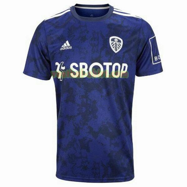 leeds united uit shirt 2021 2022 thailand blauw mannen