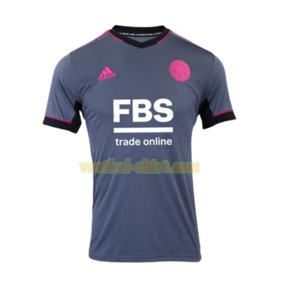 leicester city 3e shirt 2021 2022 grijs mannen