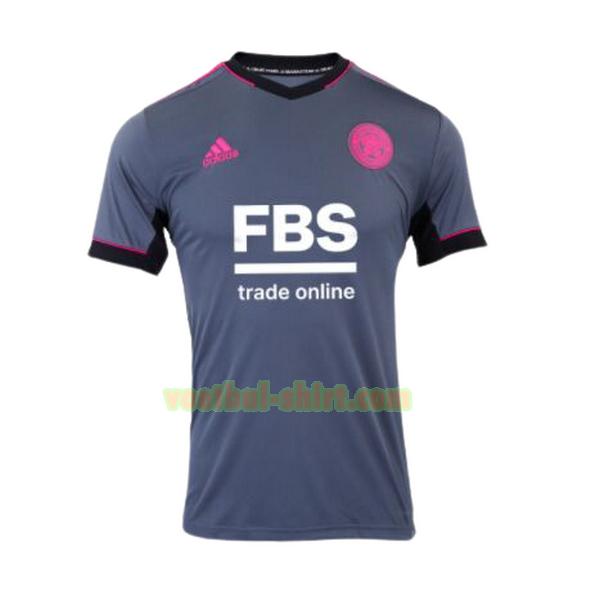 leicester city 3e shirt 2021 2022 thailand grijs mannen