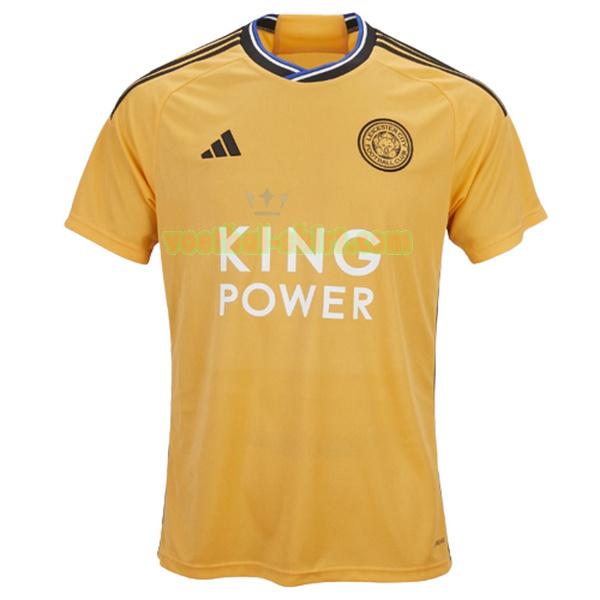 leicester city 3e shirt 2023 2024 thailand oranje mannen