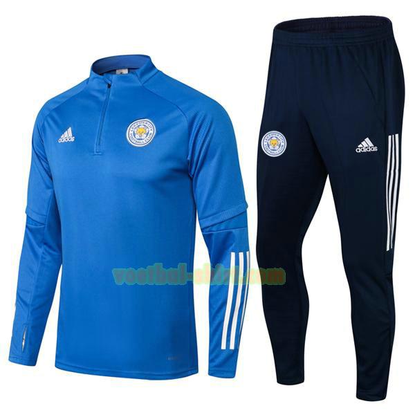 leicester city set trainingspak 2021 2022 blauw mannen